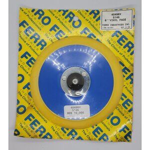 Ferro 40496V 5146 Urethane Mold 5/16” X 24 Medium-Edged 6” Riveted PSA Face Pad